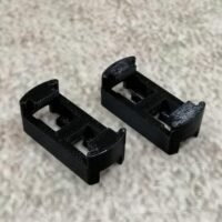 ULEIVA 2 Stück Ersatz Schiebeschlitten Scharnier kompatibel mit IKEA Behjälplig Ersatzteil zu Geschirrspüler (2 Stück Schiebeschlitten Scharnier)