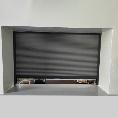 Jievmrs Falttür Schiebefalttüren für Innenfenster, Einziehbare Verdunkelungstür für Schlafzimmer/Küche, Individuell Anpassbare Falt-Schiebetür(65x80cm)